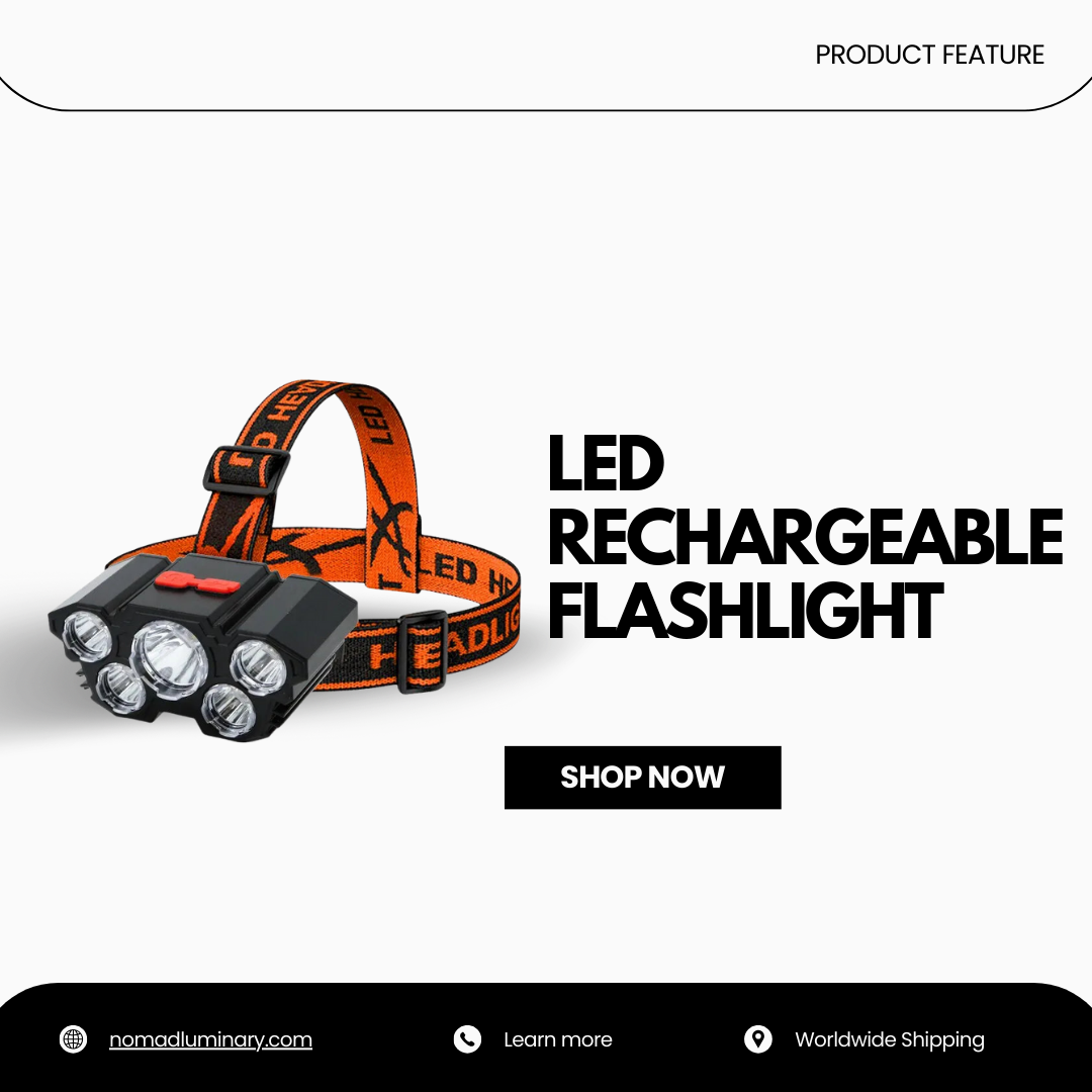 LED Rechargeable Flashlight